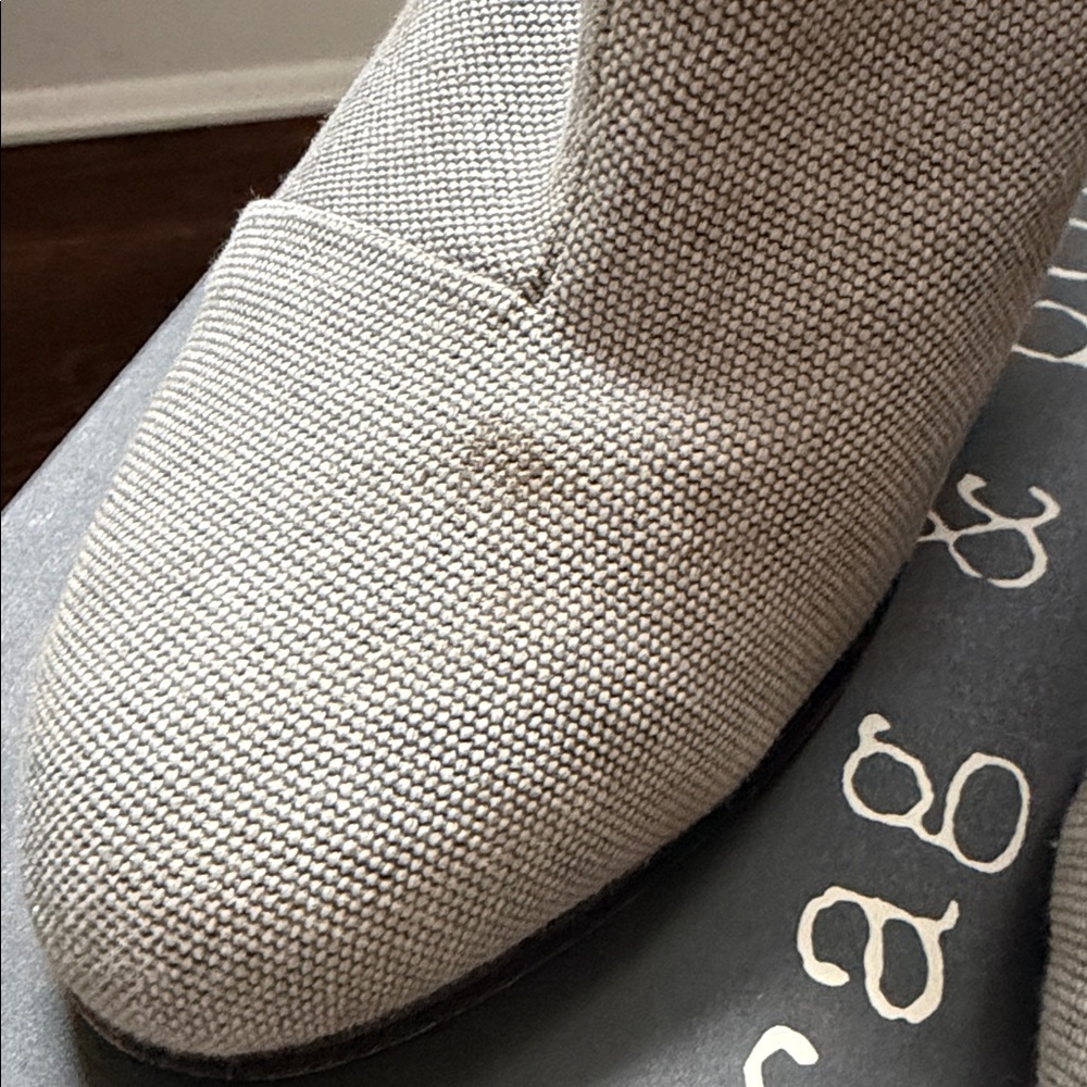 rag & bone Light Gray Canvas Ankle Booties - Picture 2 of 4